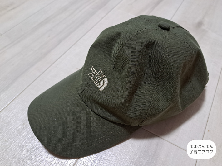 自転車送迎で使っているTHE NORTH FACEのキャップ